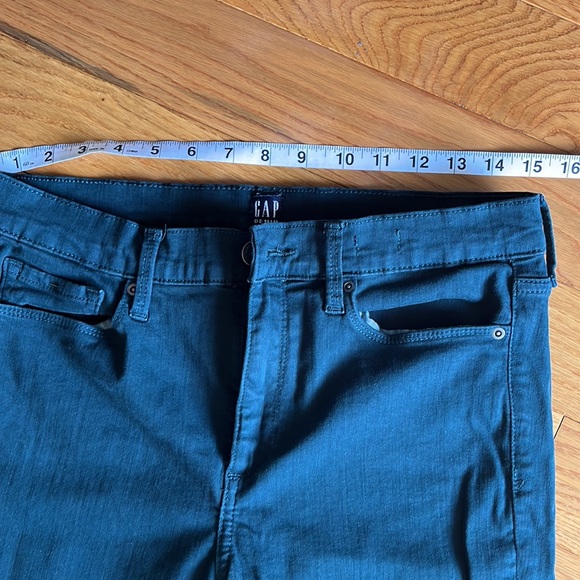 GAP Demin 8/29 Tall Deep Teal True Skinny Strech Jeans - Picture 6 of 8